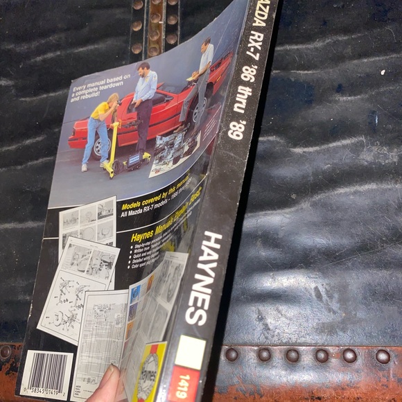 Haynes Mazda RX-7 1986-1989 all models automotive repair manual 1419 - Picture 11 of 12